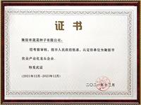 衡阳市农业产业化龙头企业